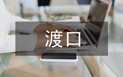 渡口安全管理專項整治工作方案